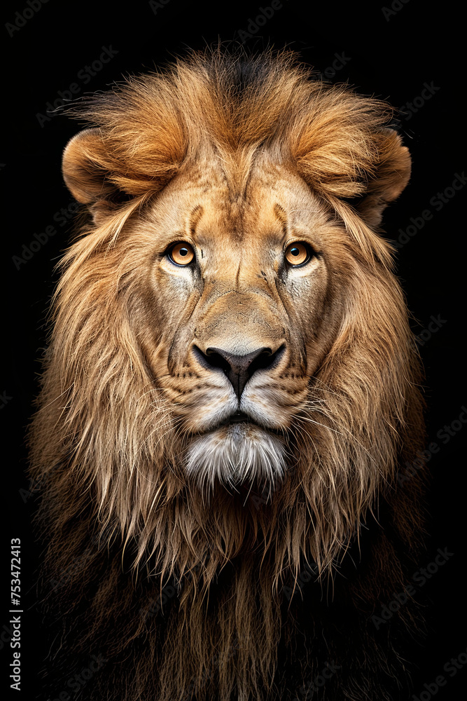 Fototapeta premium A closeup shot of a lion