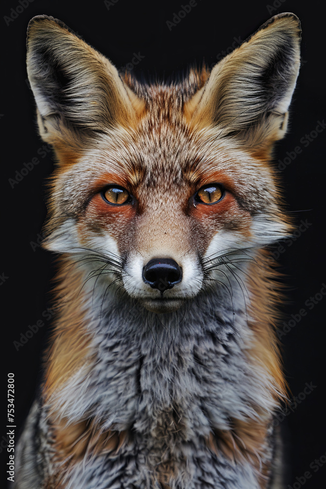 A closeup shot of a fox A closeup shot of a fox