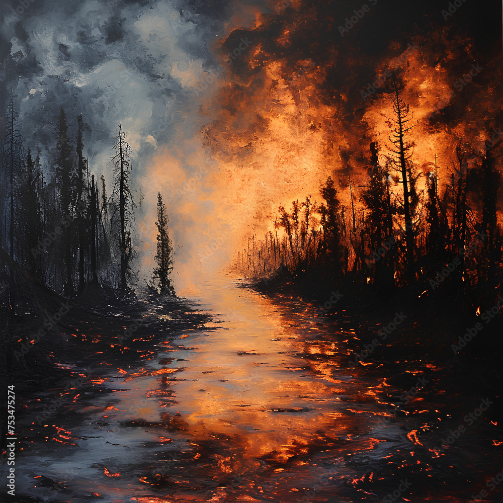 Walk through fire and flood
