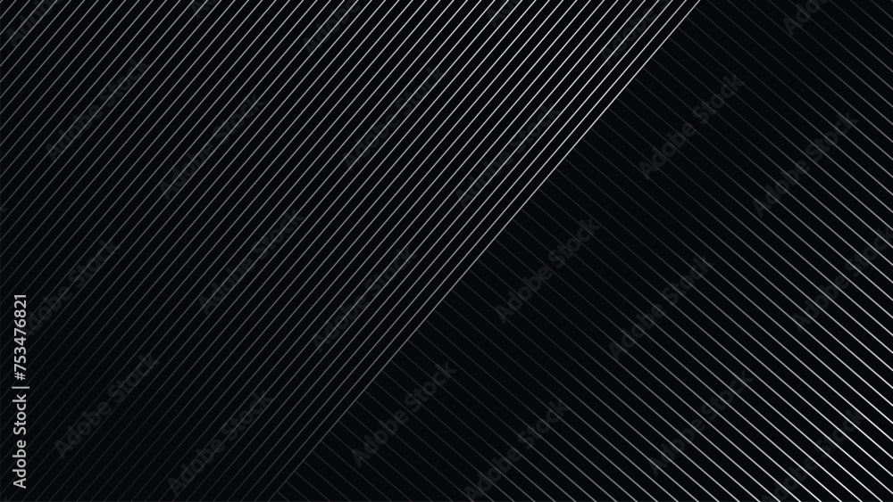 Obraz premium Black Background Lines vector image abstract wallpaper for backdrop or decoration