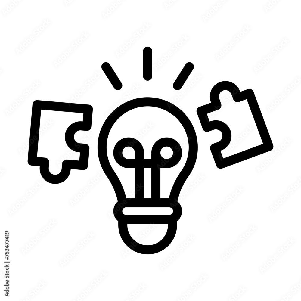 problem solving line icon illustration vector graphic. Simple element illustration vector graphic, suitable for app, websites, and presentations isolated on white background problem solving line icon illustration vector graphic. Simple element illustration vector graphic, suitable for app, websites, and presentations isolated on white background