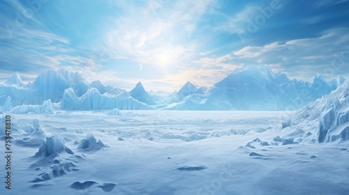 Arctic winter landscape © Hassan