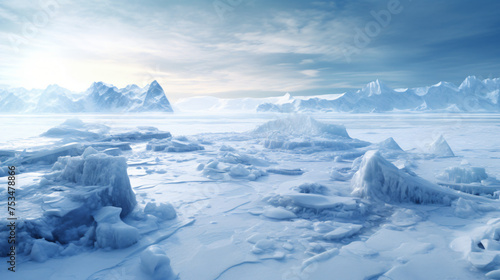 Arctic winter landscape © Hassan