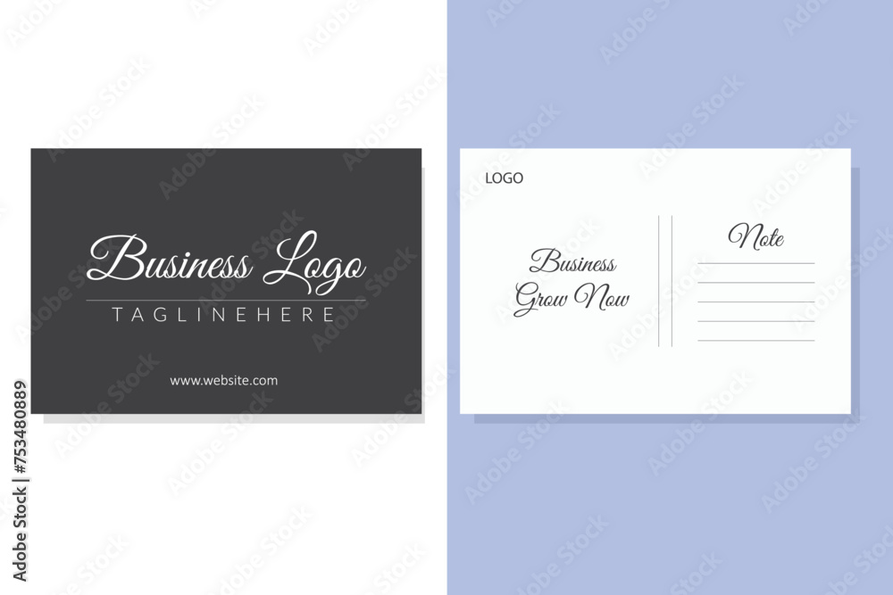 Creative corporate business Post Card Template