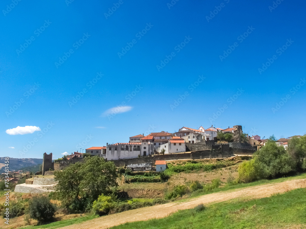 Castiled and walled town of Vinhais. Bragança, Portugal.