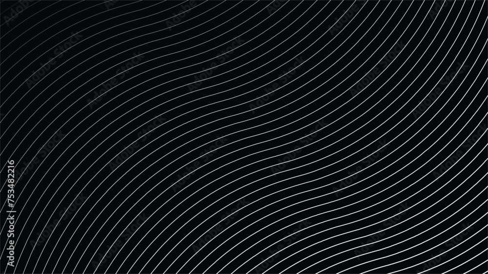 Black Background Lines vector image abstract wallpaper for backdrop or decoration Black Background Lines vector image abstract wallpaper for backdrop or decoration