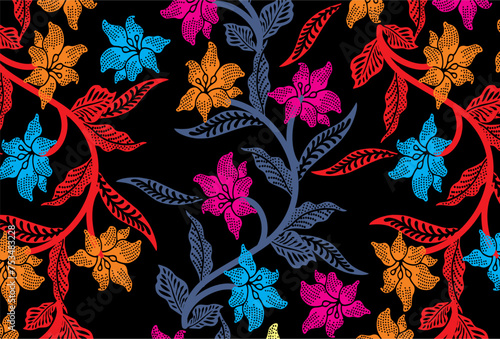 Batik Indonesian: is a technique of wax-resist dyeing applied to whole cloth, or cloth made using this technique originated from Indonesia.