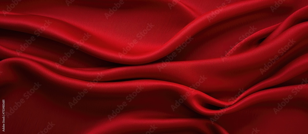 Obraz premium red fabric texture
