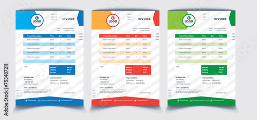 Invoice Design Template 
