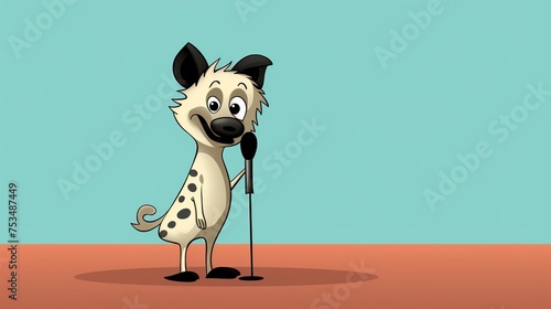 Hyena stand-up comedian