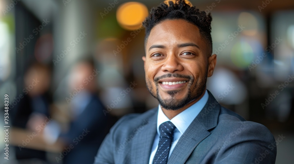 Professional man in formal attire posing for a photo Professional man in formal attire posing for a photo
