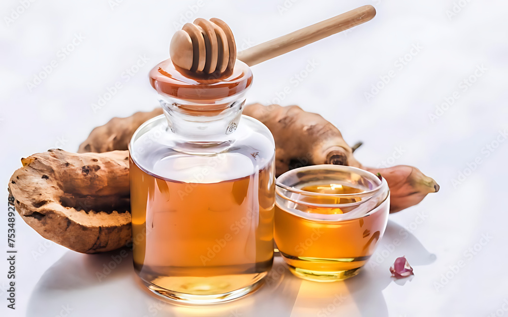 Face mask of tamarind on wodoen surafce i e tamarind extract or concentration honey and rose water for instant acne and black heads free glow Face mask of tamarind on wodoen surafce i e tamarind extract or concentration honey and rose water for instant acne and black heads free glow