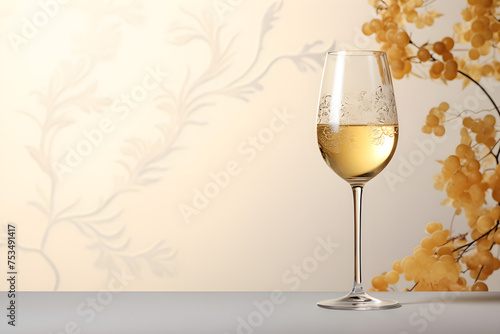 Bartenders closeup White wine flows gracefully Vertical Mobile Wallpaper AI Generated