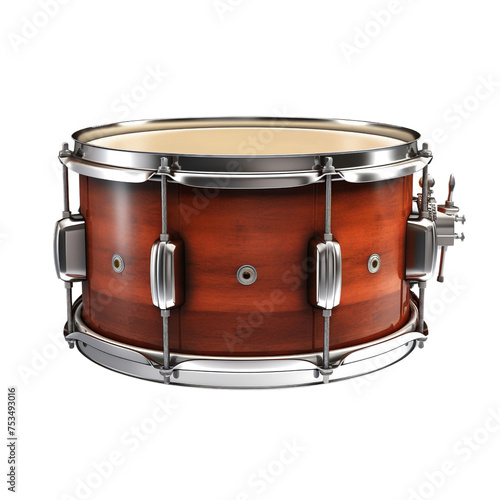 Drum isolated on transparent or white background