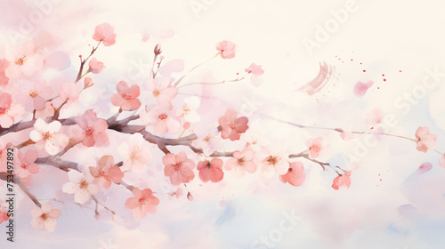 Cherry blossom background © Cedar