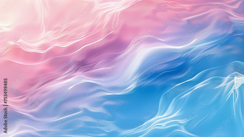 Blue Wave Abstract: Flowing water design with light textures, swirling lines, and oceanic hues, perfect for digital wallpapers and illustrations
