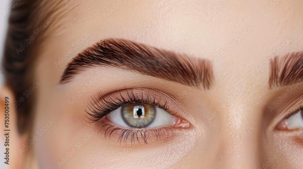 Obraz premium Brow Stencils for Perfect Shape