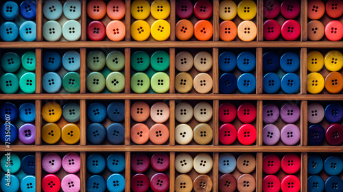 Colorful buttons photo