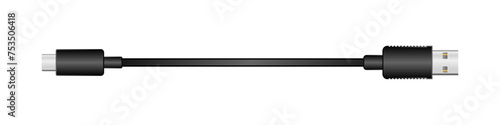 横向きの変換ケーブル_USB Type-C_オス_USB Type-A 2.0_オス