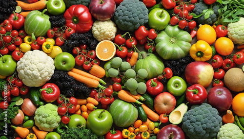 The abundance of fruits and vegetables for tastiest plant-based cuisines