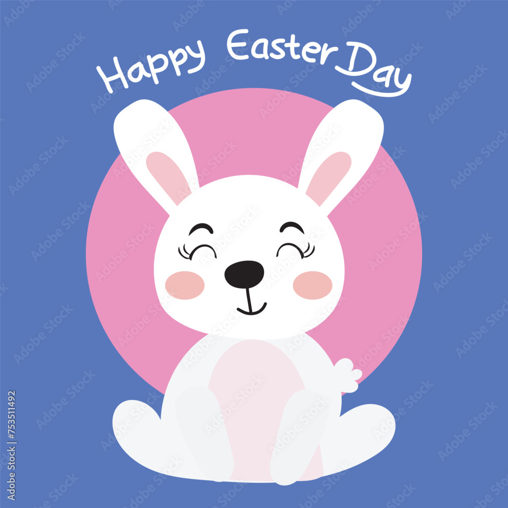 cartoon little rabbit on the easter celebration. Collection of Easter bunny and egg. easter egg, bunny character, banner templates cartoon little rabbit on the easter celebration. Collection of Easter bunny and egg. easter egg, bunny character, banner templates