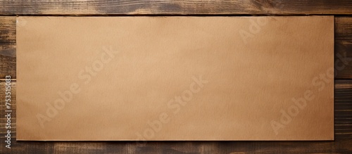 Rustic Charm: A Blank Paper...