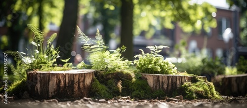 Reviving Nature: Tree Stump...