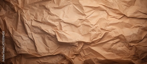 Vintage Crumpled Paper Text...