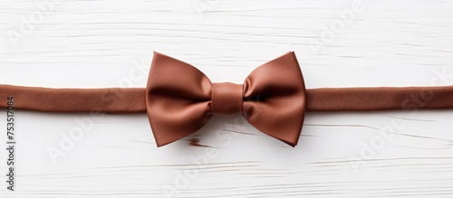 Elegant Brown Bow Tie - Cla...