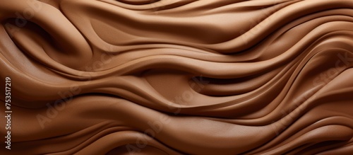 Dynamic Flowing Brown Wavy ...