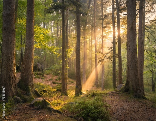 Wallpaper Mural Magical Forrest  Torontodigital.ca