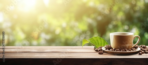 Steaming Coffee Cup and Fre...