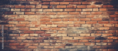 Rustic Brick Wall Showing I...