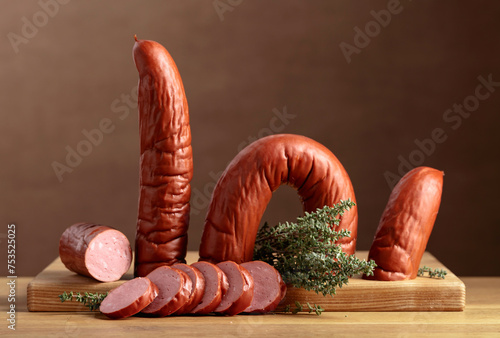 Smoked sausage with thyme. © Igor Normann