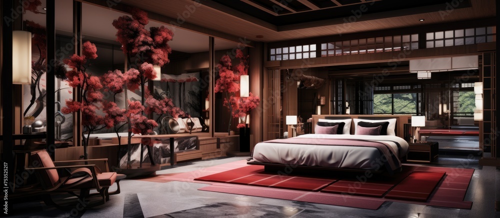 Modern Japanese themed boutique hotel series