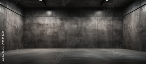 Advanced background High end scenario concrete wall for Exhibition hall Dark technology © LukaszDesign