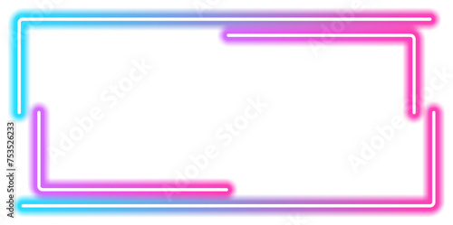Free Download Glowing Rectangle Gradient Neon - GFXLoad