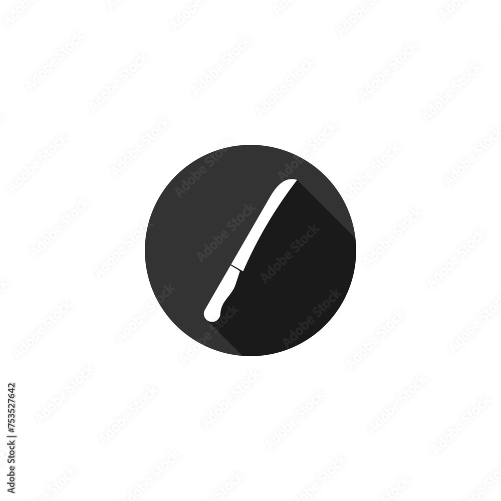 Kitchen knife icon isolated on transparent background Kitchen knife icon isolated on transparent background