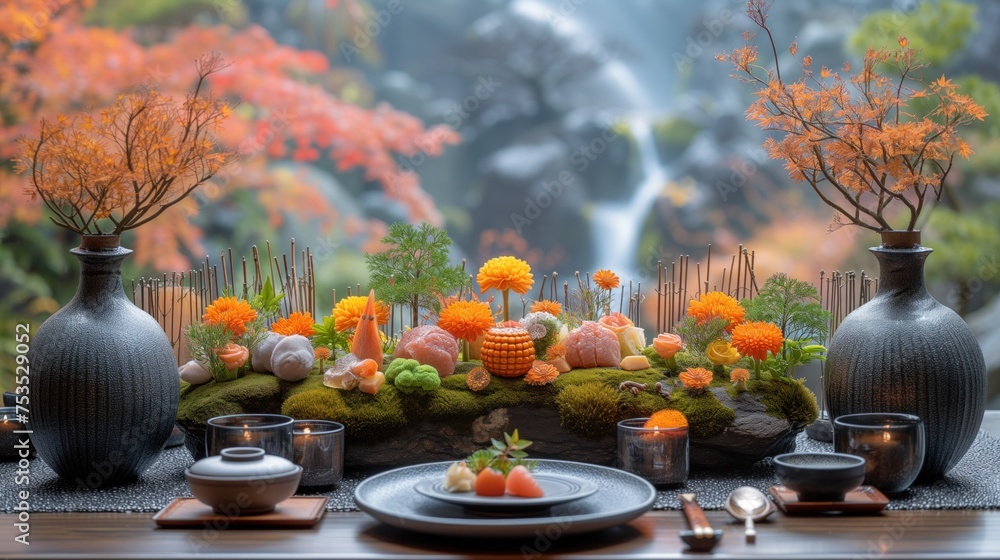 custom made wallpaper toronto digitalkaiseki meal on the table