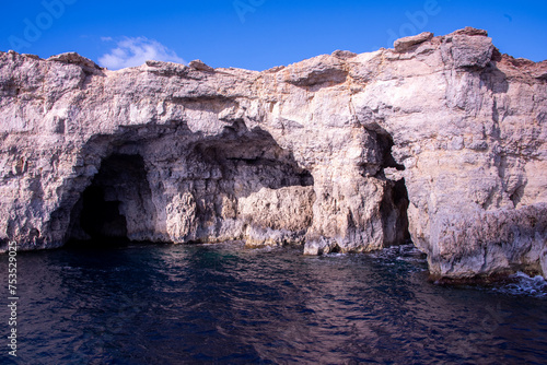 Beautiful view of the island of Comino, Malta 