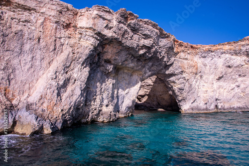 Beautiful view of the island of Comino, Malta 