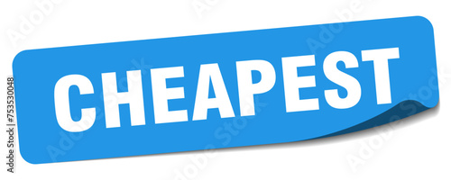 cheapest sticker. cheapest label