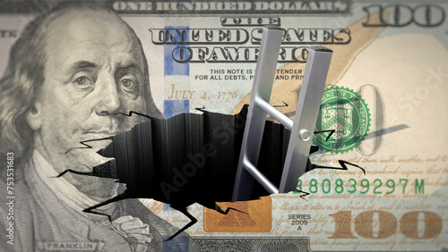 Raus aus den Schulden (Dollarschein) photo