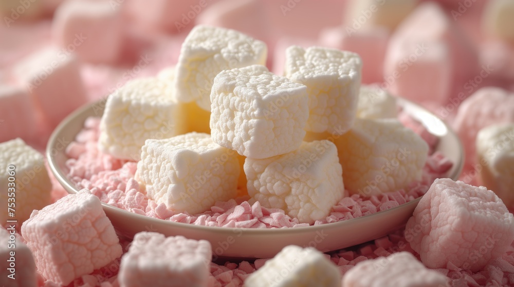 food background texture marshmallow close-up food background texture marshmallow close-up