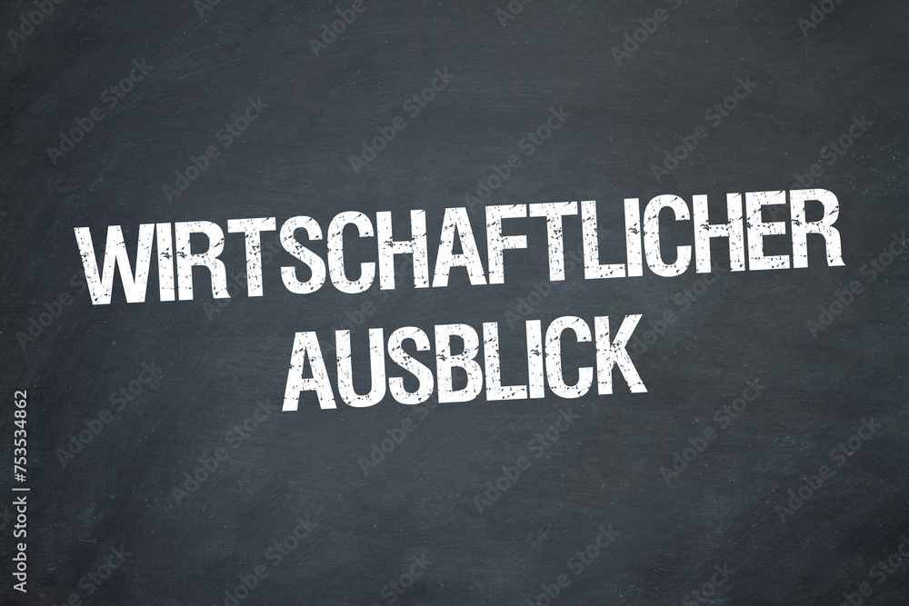 Obraz premium wirtschaftlicher Ausblick 