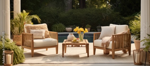 Outdoor Furniture and Accessories Available for Purchase at Target Store © LukaszDesign