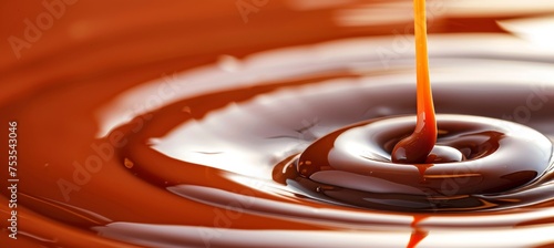 Swirling peanut brittle dipped in chocolate, contrasting textures and flavors in a dynamic shot