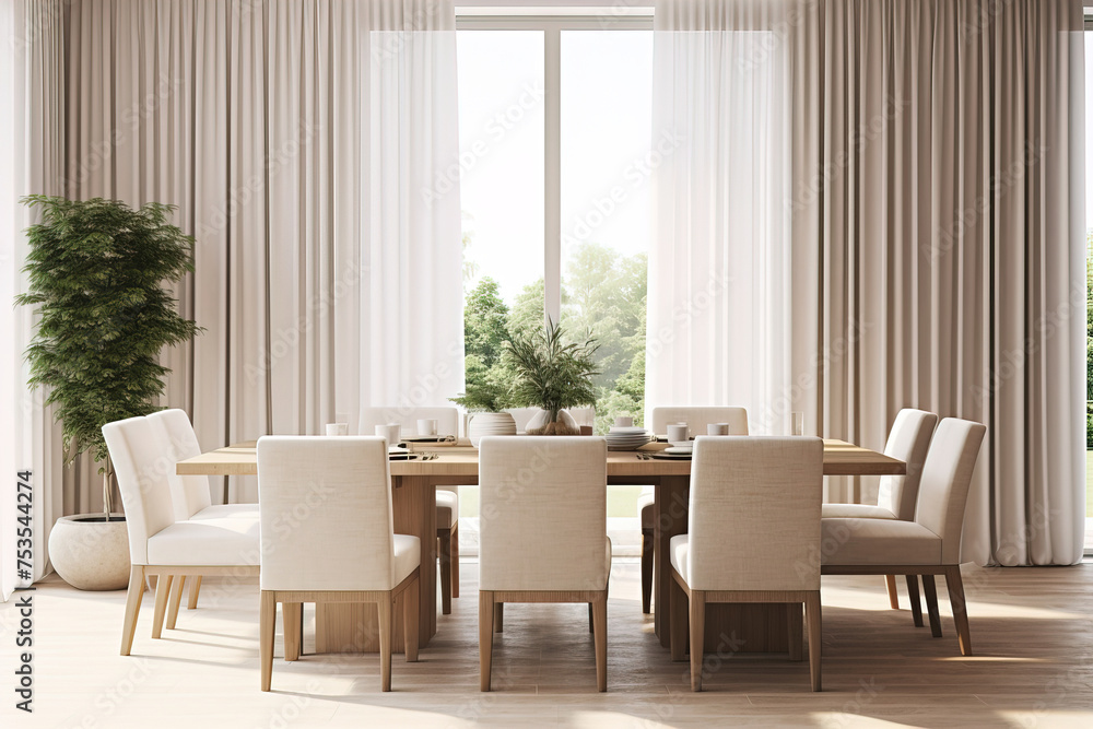 interior of modern room with furniture. interior of modern room with furniture.