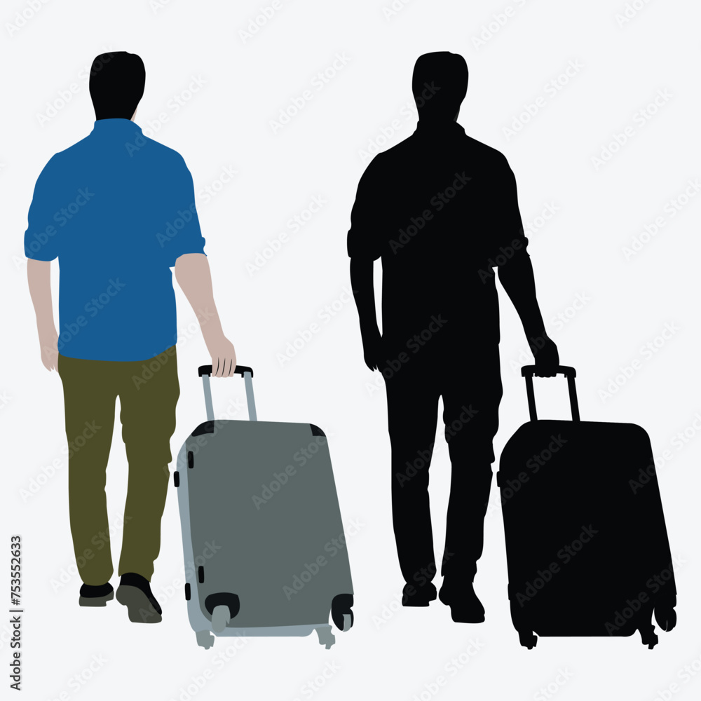 person with luggage person with luggage