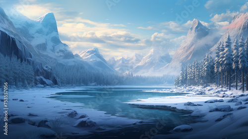 Frozen scenery © Cedar